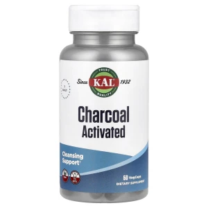KAL, Charcoal Activated Coconut, 50 капсул