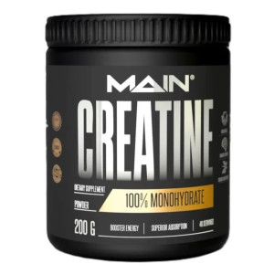 MAIN, 100% Creatine Monohydrate, 200 г (40 порций)