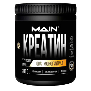MAIN, 100% Creatine Monohydrate, 300 г (60 порций)