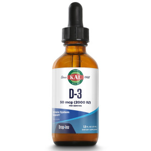 KAL, Vitamin D3 Liquid 2000 МЕ, 53 мл (588 порций)