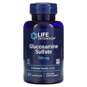 Life Extension, Glucosamine Sulfate, 60 капс
