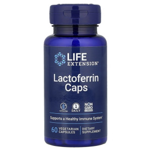 Life Extension, Lactoferrin, 60 капс