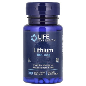Life Extension, Lithium, 100 капс