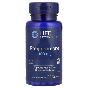 Life Extension, Pregnenolone 100 мг, 100 капс