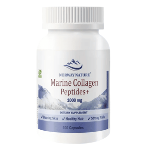 Norway Nature, Marine Collagen Peptides+ 500 мг, 100 капс (50 порций)