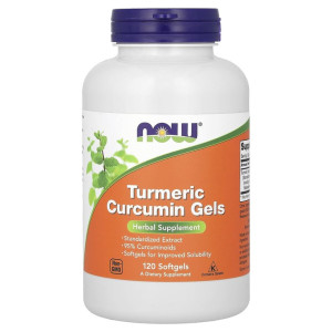 NOW, Curcumin 450 мг, 120 капсул