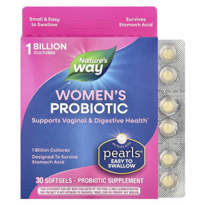 Nature's Way, Pearls Probiotic Women 1 Billion, 30 софтгель (30 порций)