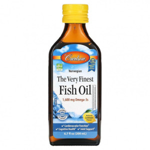 Carlson, Omega-3, 200 мл (80 порций)