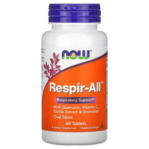 NOW, Respir-All Allergy, 60 табл