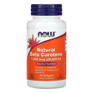 NOW, Natural Beta Carotine 25000