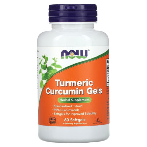 NOW, Turmeric Curcumin Gels